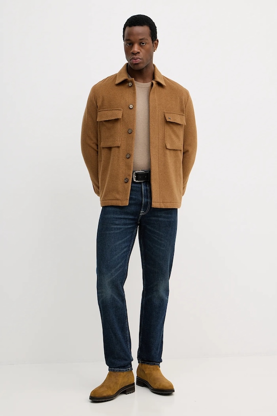 Τζιν παντελόνι Calvin Klein Jeans LV04RD719G σκούρο μπλε AW25
