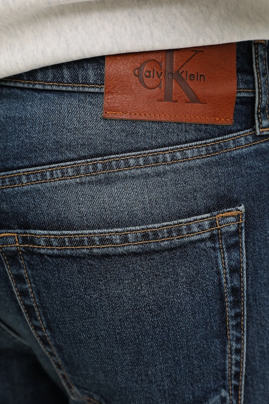 Džíny Calvin Klein Jeans námořnická modř LV04RD940G