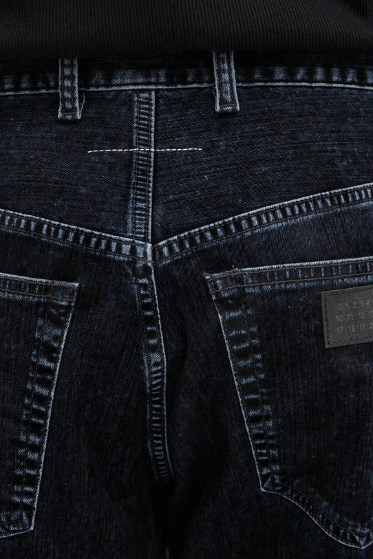 MM6 Maison Margiela jeansy granatowy SH2LA0042.M30039.900