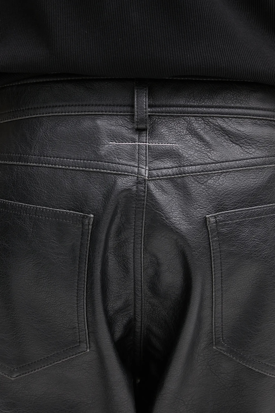 Брюки MM6 Maison Margiela чёрный SH2LA0045.M35455.900