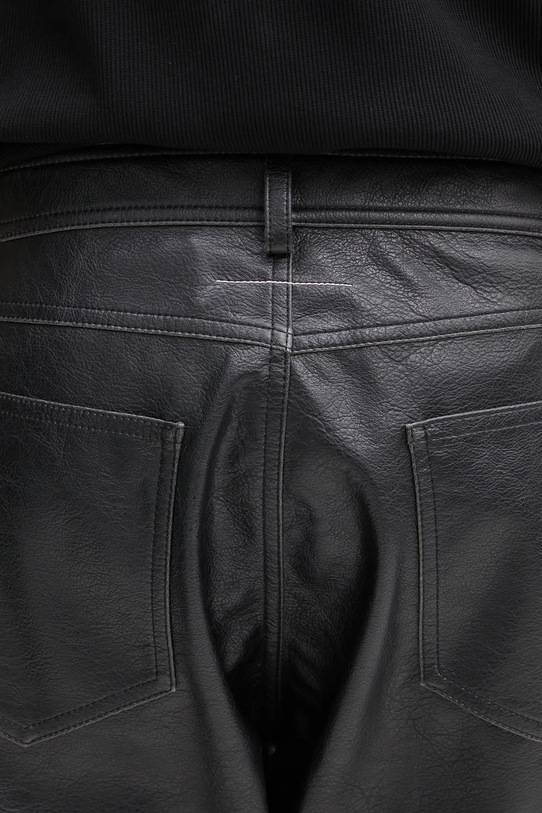 MM6 Maison Margiela spodnie czarny SH2LA0045.M35455.900