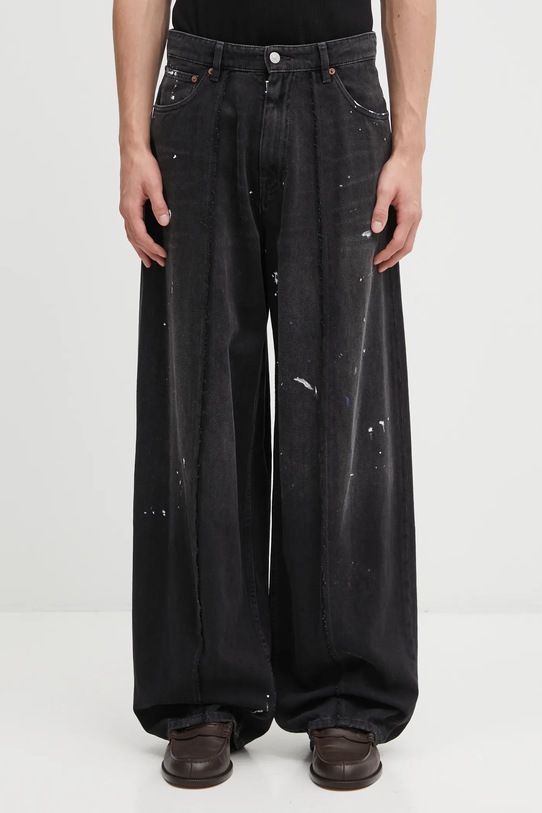 MM6 Maison Margiela jeansy czarny SH0LA0011.M30011.966