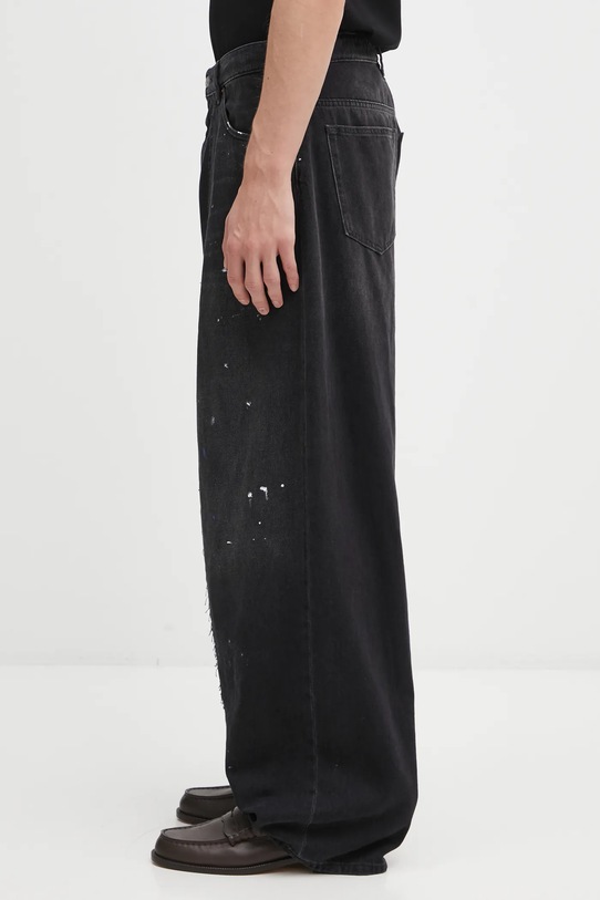 MM6 Maison Margiela jeansy SH0LA0011.M30011.966 czarny AW25