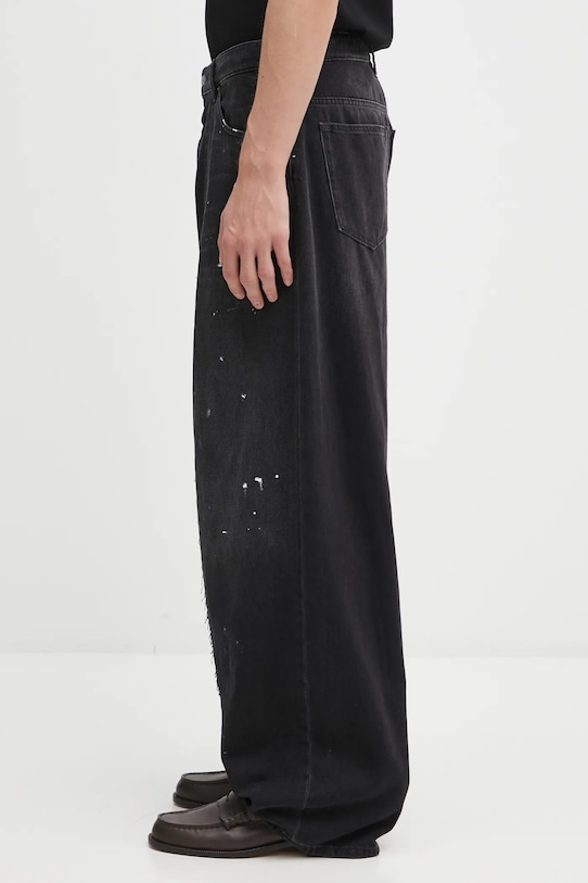 MM6 Maison Margiela jeansy SH0LA0011.M30011.966 czarny AW25