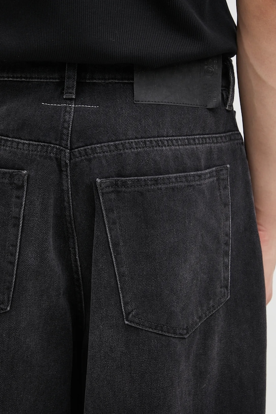 MM6 Maison Margiela jeansy czarny SH0LA0011.M30011.966