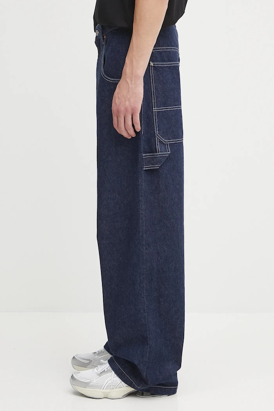 Τζιν παντελόνι VETEMENTS Hip-Hop UH76DP250N σκούρο μπλε AW25