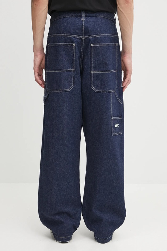 Odzież VETEMENTS jeansy Hip-Hop UH76DP250N granatowy