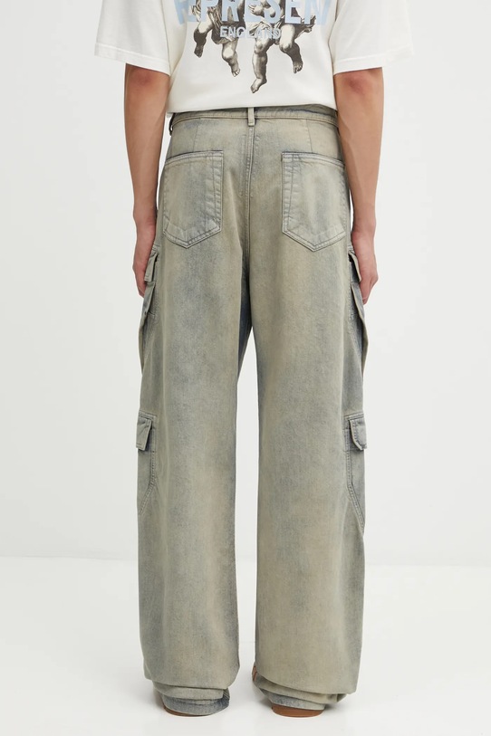 Odzież Rick Owens DRKSHDW jeansy bawełniane Double Cargo DU02E7361.DMP szary