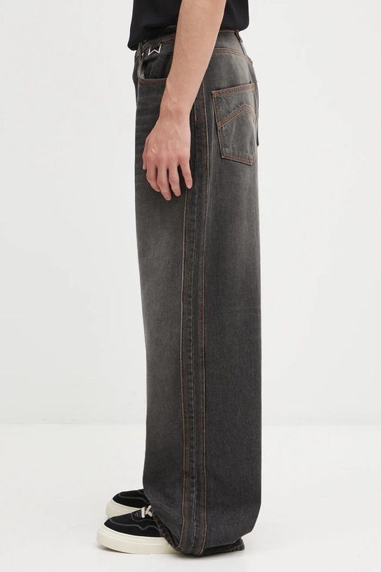 RHUDE jeansy Wide Leg Traxedo RHFW25DP01012 szary AW25