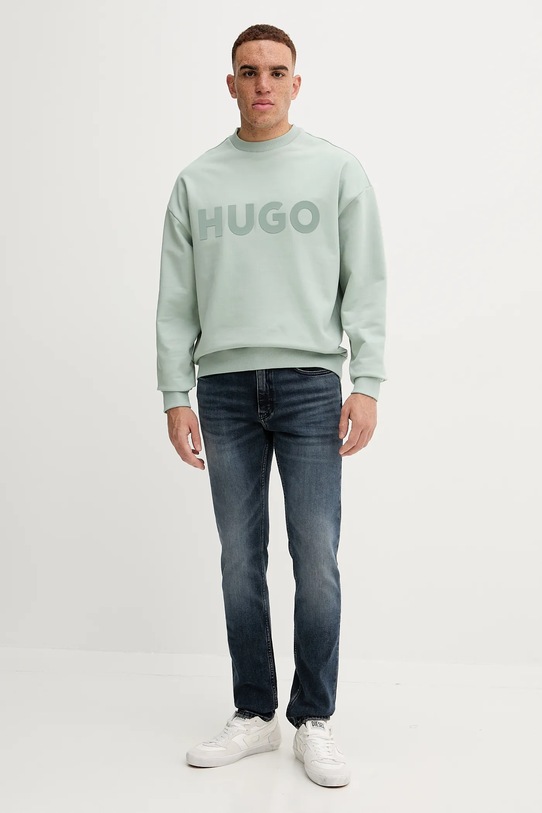 HUGO jeansy 50547247 niebieski AW25