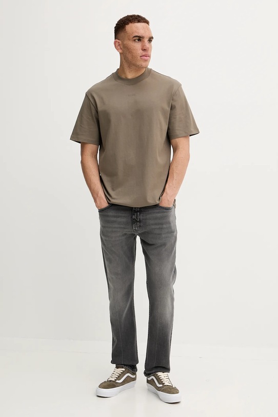 HUGO jeansy 50547271 szary AW25