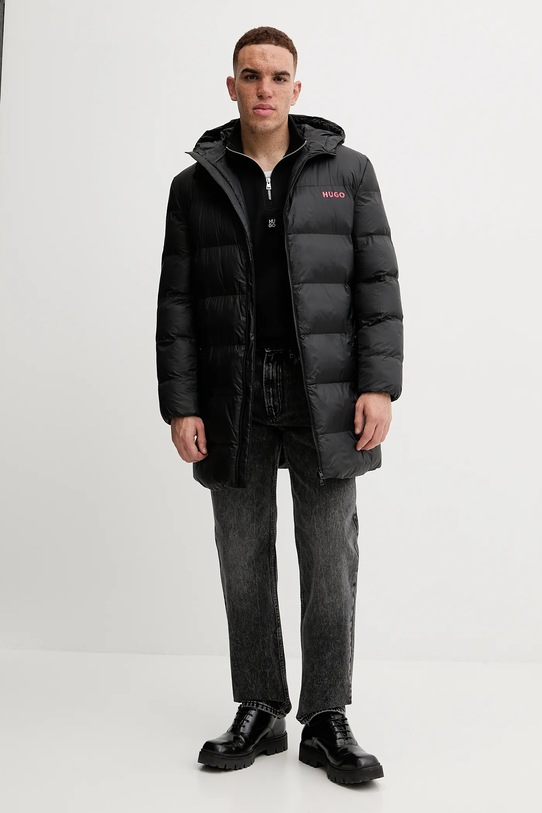HUGO jeansy 50549880 szary AW25