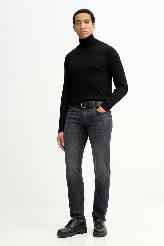 Τζιν παντελόνι Guess Jeans M5BA1C.D5LW3 μαύρο AW25