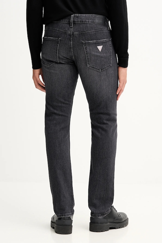 Ρούχα Τζιν παντελόνι Guess Jeans M5BA1C.D5LW3 μαύρο