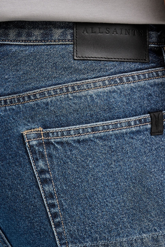 AllSaints jeansy MULLEN granatowy M001ED