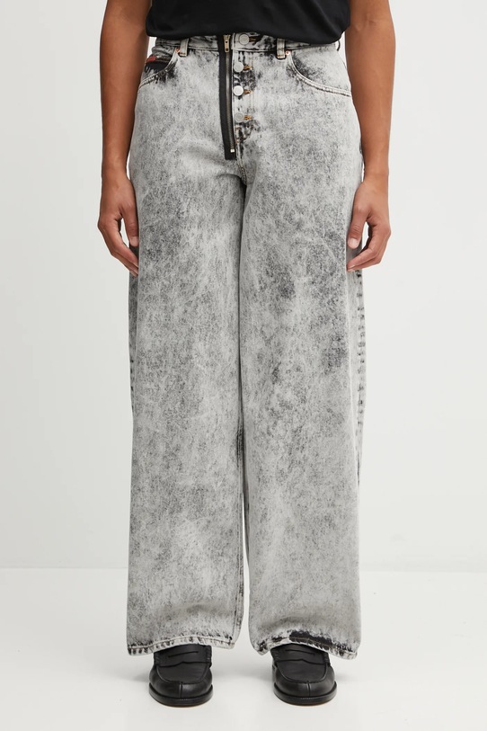 Martine Rose jeansy Zip Hem szary 259WD09049