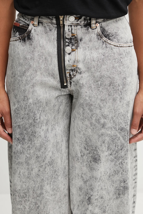 Martine Rose jeansy Zip Hem szary 259WD09049