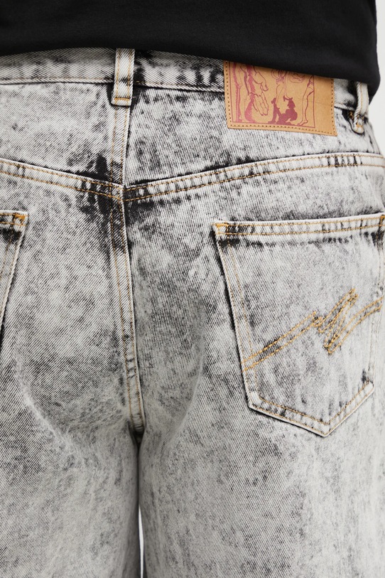 Martine Rose jeansy Zip Hem 259WD09049 szary