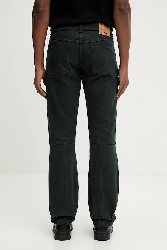 Odzież Martine Rose spodnie bawełniane Utility 849WP22414 zielony