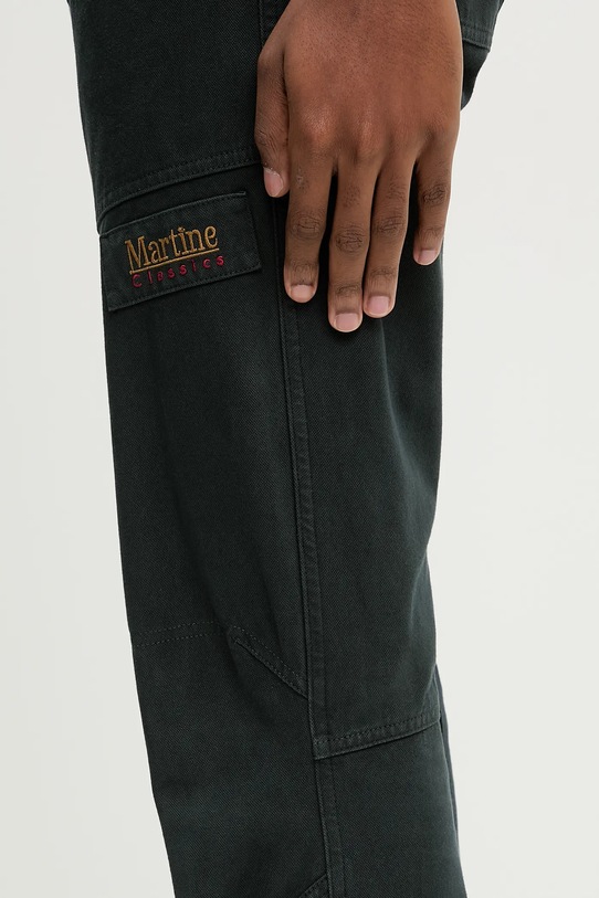 Martine Rose spodnie bawełniane Utility zielony 849WP22414