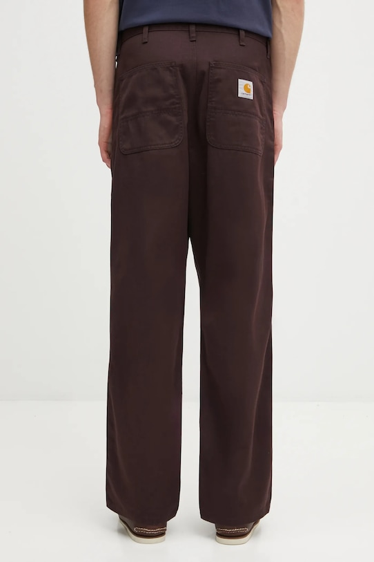 Odzież Carhartt WIP jeansy Simple Pant I034907.33H02 brązowy