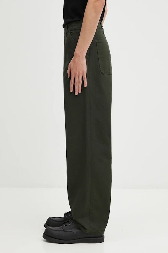 Carhartt WIP spodnie bawełniane Simple Pant I031220.4902 zielony AW25