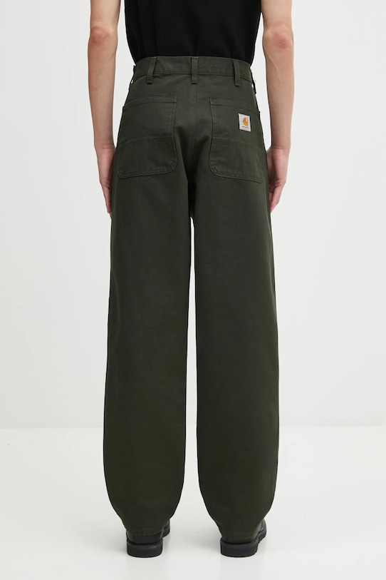 Odzież Carhartt WIP spodnie bawełniane Simple Pant I031220.4902 zielony