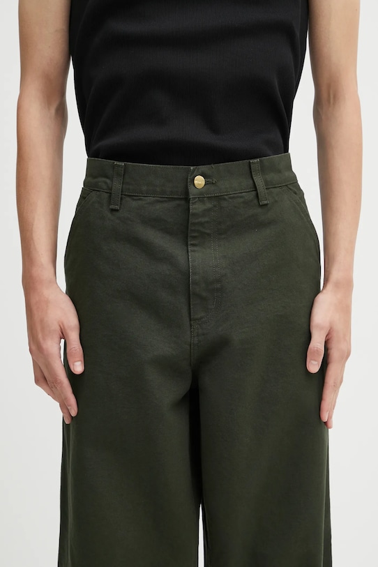Carhartt WIP spodnie bawełniane Simple Pant zielony I031220.4902