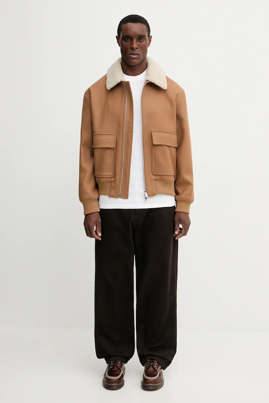 Carhartt WIP jeansy Landon Pant I033756.4702 brązowy