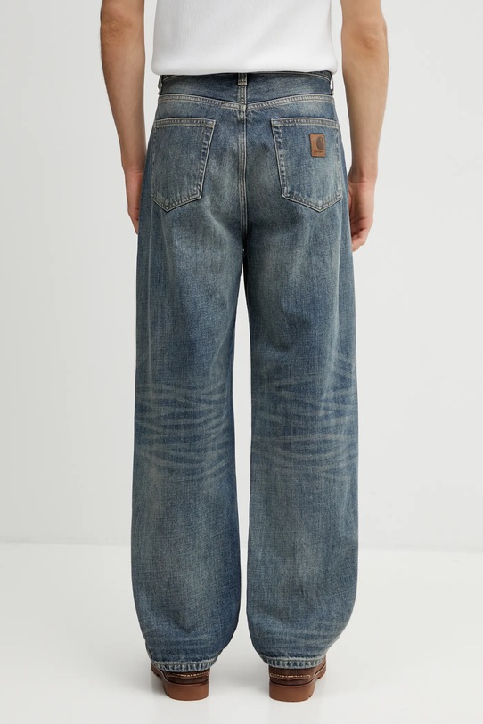 Odzież Carhartt WIP jeansy Aaron Pant I035879.014Q niebieski