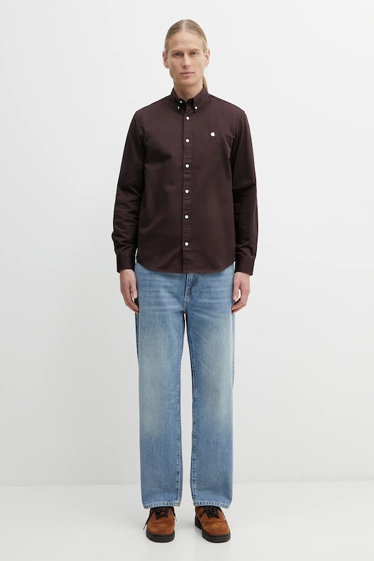 Carhartt WIP jeansy Aaron Pant niebieski I035879.01UR