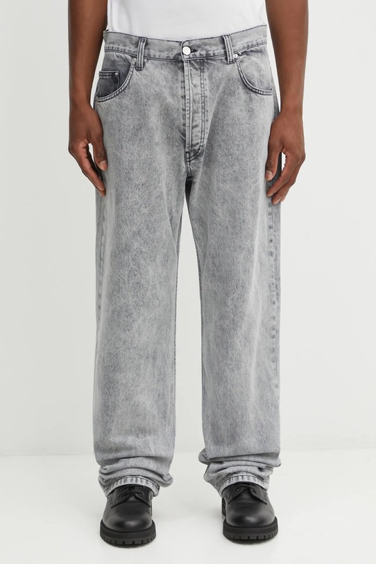 Aries jeansy Acid Wash szary AR3131304