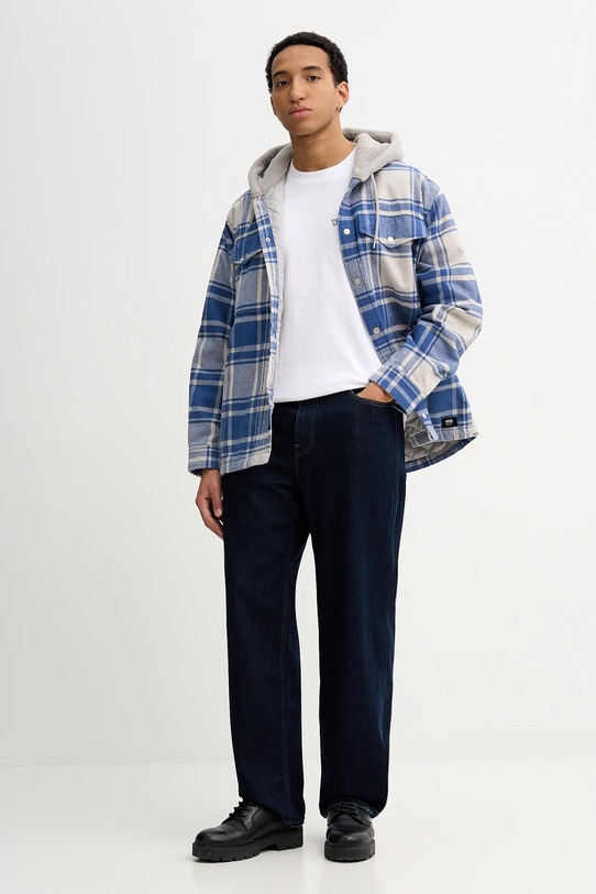 Hollister Co. jeansy KI331.5301.276 granatowy AW25