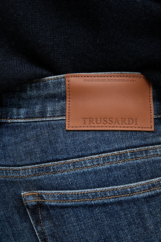 Trussardi jeansy granatowy P407H304790N