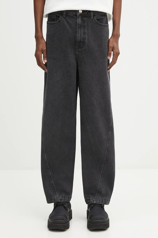 Ader Error jeansy DENIM czarny BN42FYJE0104BK