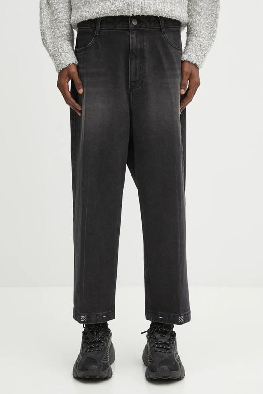 Ader Error jeansy DENIM szary BO01FWJE0112GR