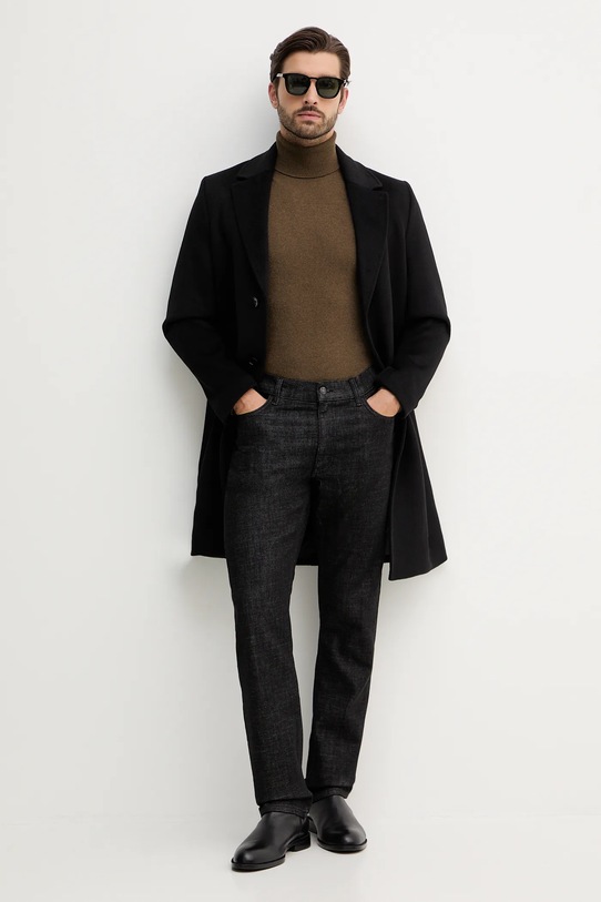 Sisley jeansy 4UZRSE02I czarny AW25