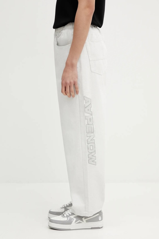 AAPE jeansy AAPPTMC632XXP szary AW25