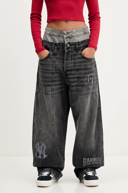 Barrow jeans negru F5BWUADP019