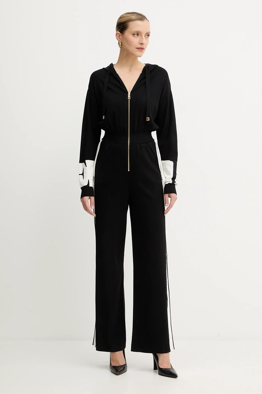 Elisabetta Franchi kombinezon casual czarny KT61S56E2