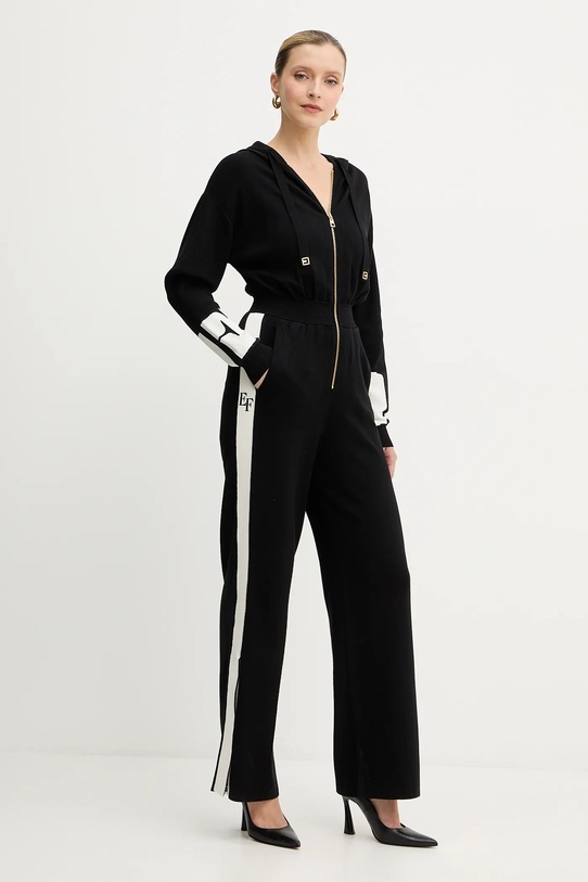 Elisabetta Franchi kombinezon KT61S56E2 czarny AW25