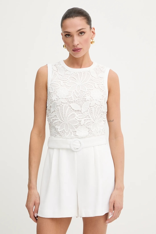 Morgan kombinezon tkanina biały SHIKOU