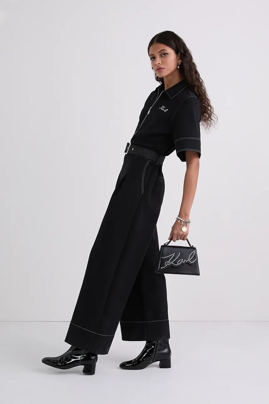 Karl Lagerfeld kezeslábas fekete A3W13047