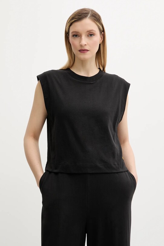 G-Star kombinezon bawełniany czarny D26101.B771