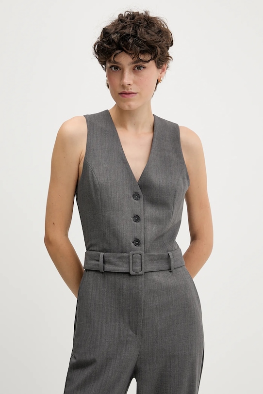 Sisley tuta elegante grigio 41NDLT00P