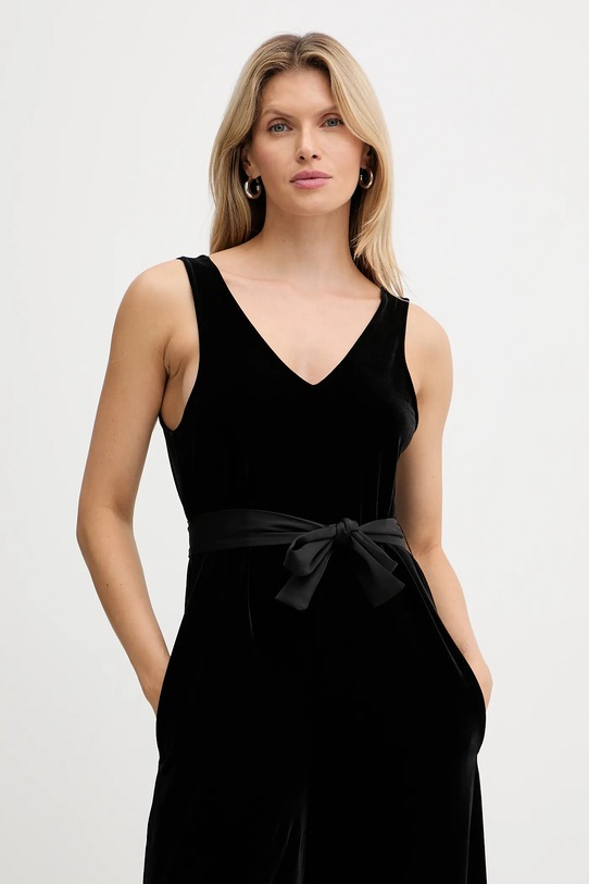 Велюровий комбінезон Armani Exchange чорний XW000976.AF16147