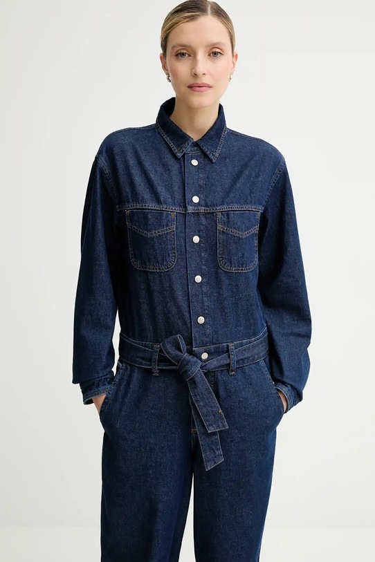 Marc O'Polo kombinezon jeansowy granatowy 5000006876
