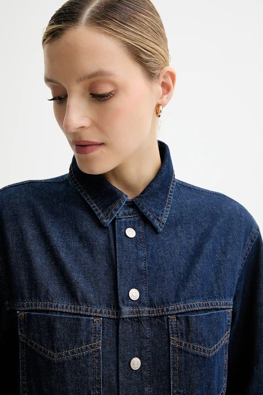 Marc O'Polo kombinezon jeansowy 5000006876 granatowy