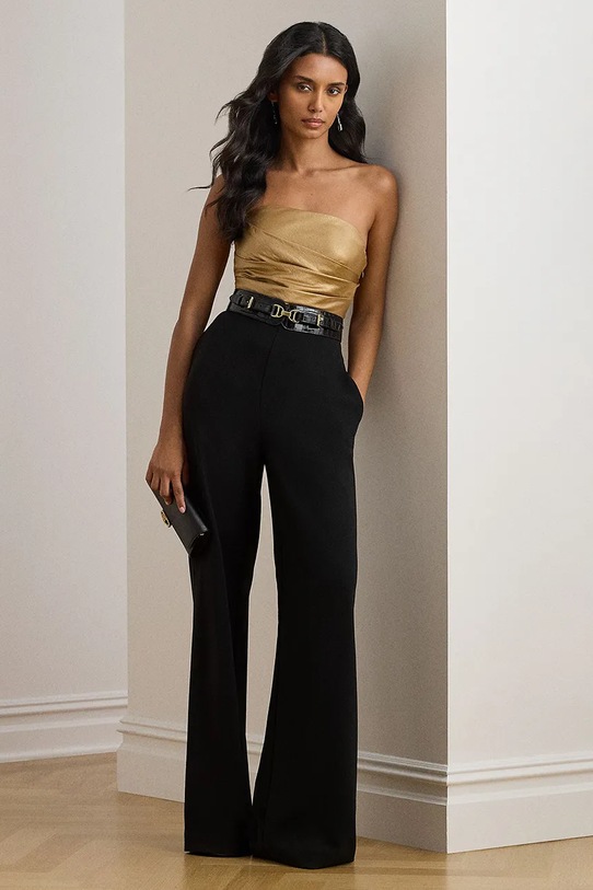 Lauren Ralph Lauren kombinezon koktajl czarny 253979954