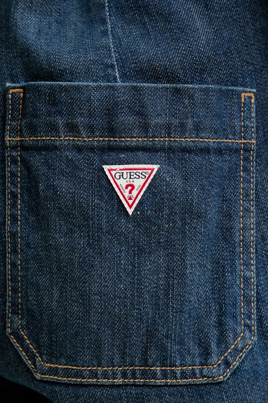 Kombinezon iz jeansa Guess Jeans W5BD97.D0026 modra